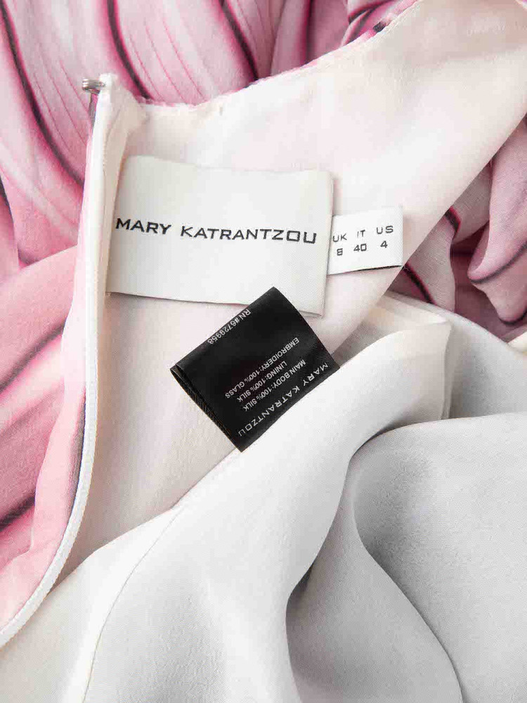 Mary Katrantzou Two Tone Abstract Pattern Dress