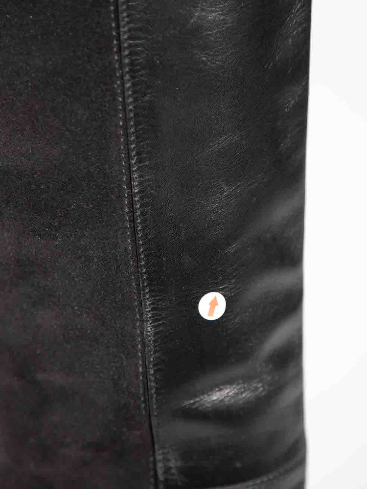 Céline Black Suede & Leather Wedge Boots