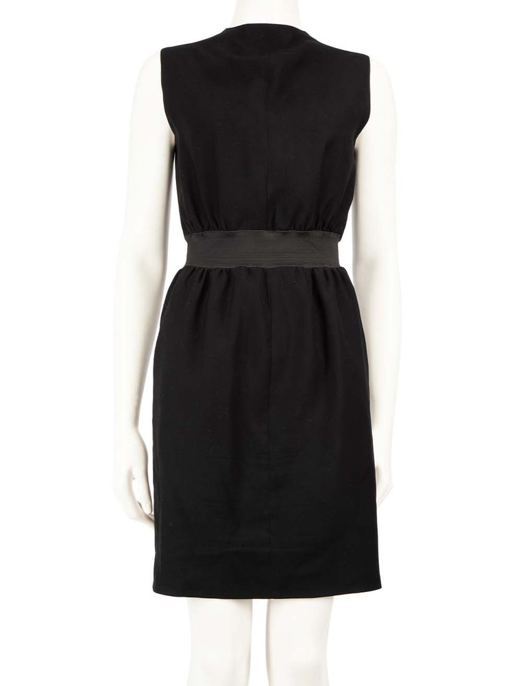 Givenchy Black Cut Out Knee Length Dress