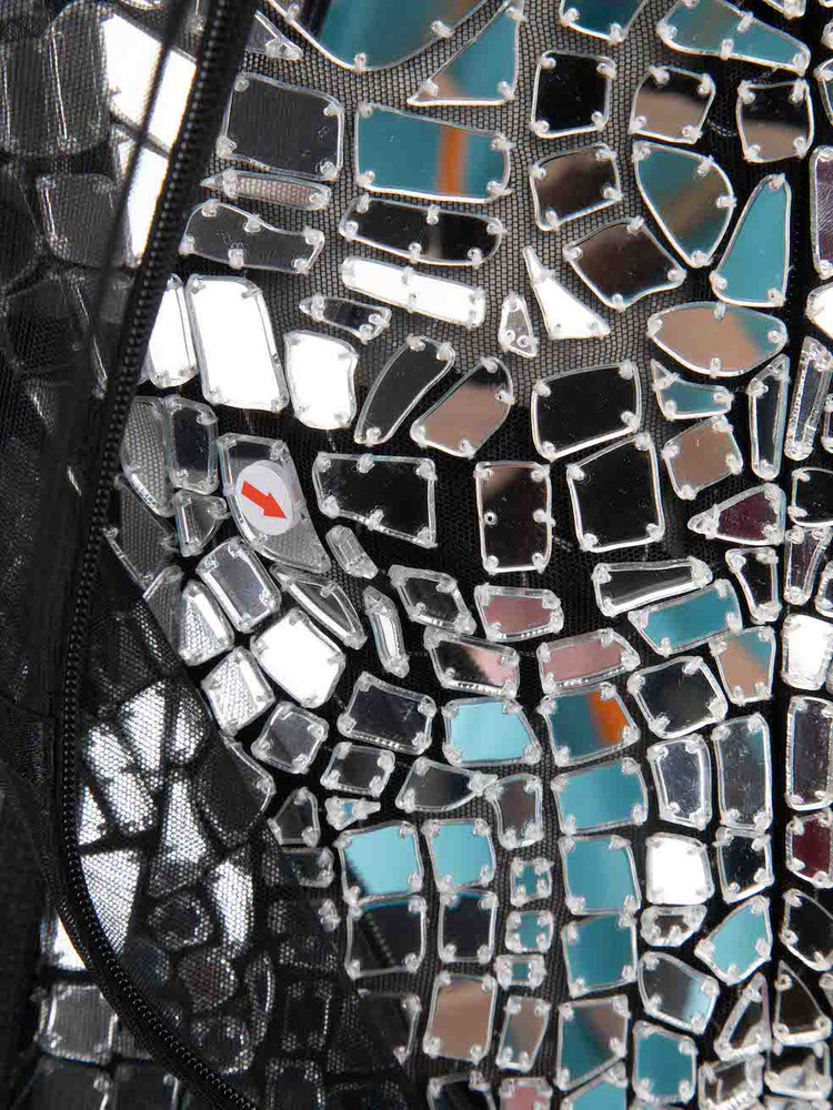 Tom Ford Mirror Embellished High-Neck Top