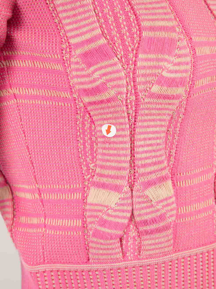 Fendi Pink Cropped Knit Jumper