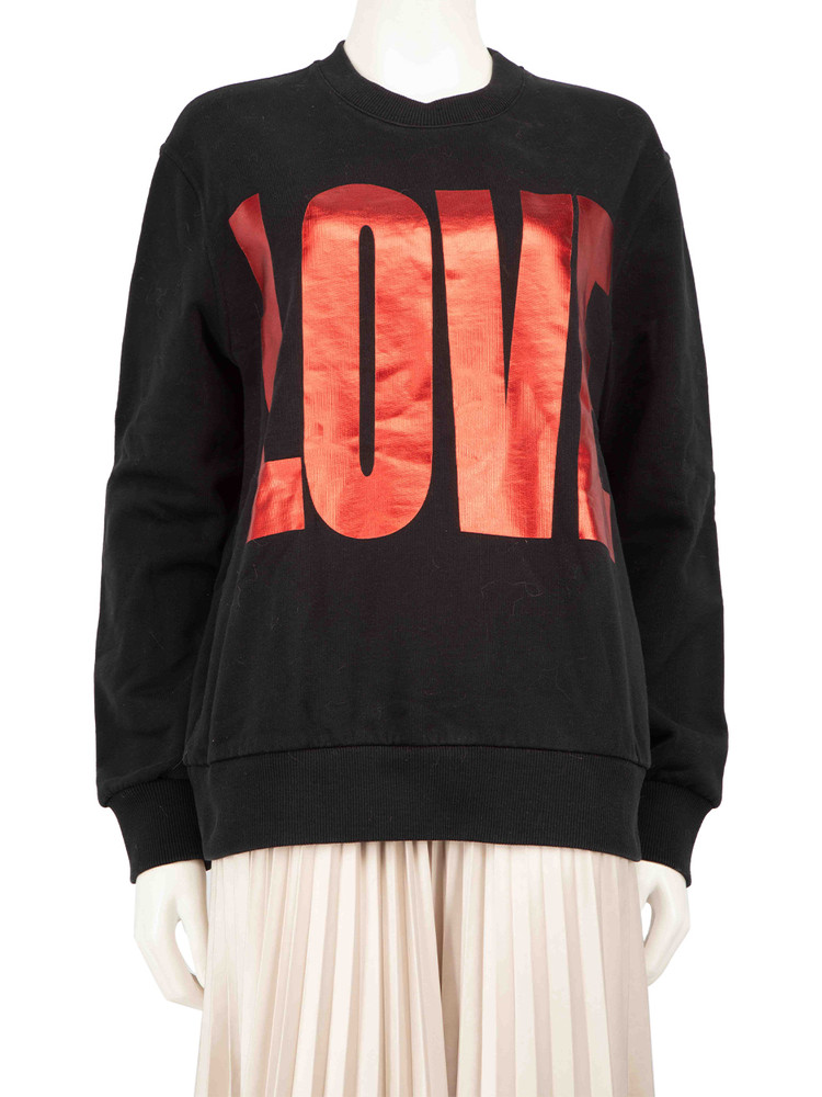 Givenchy Black Love Metallic Jumper