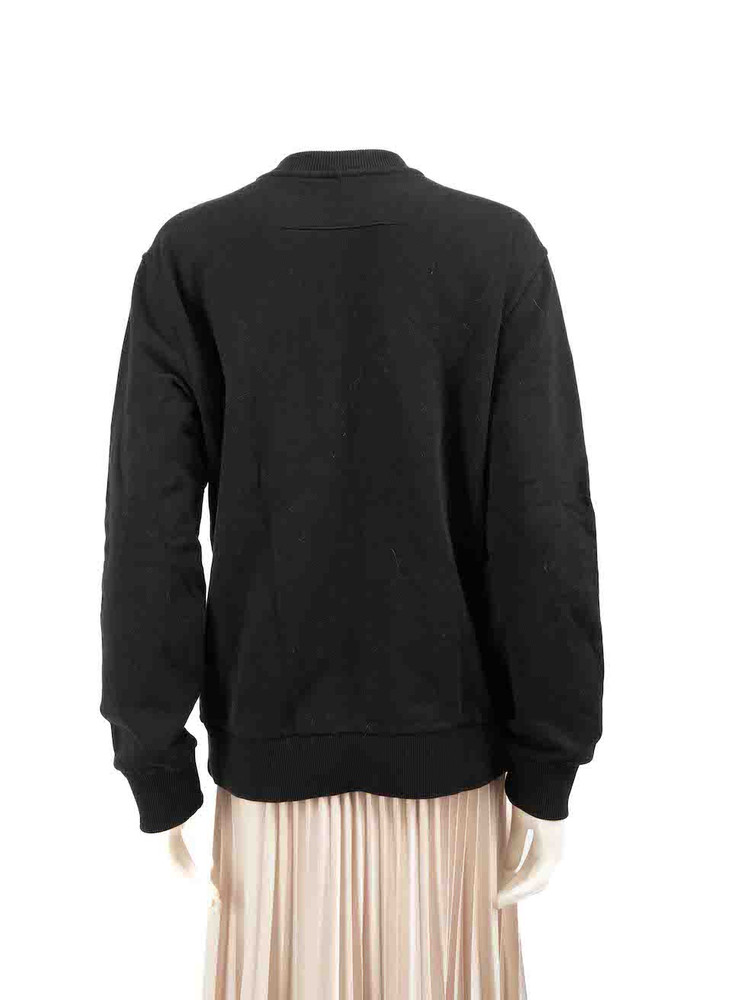Givenchy Black Love Metallic Jumper