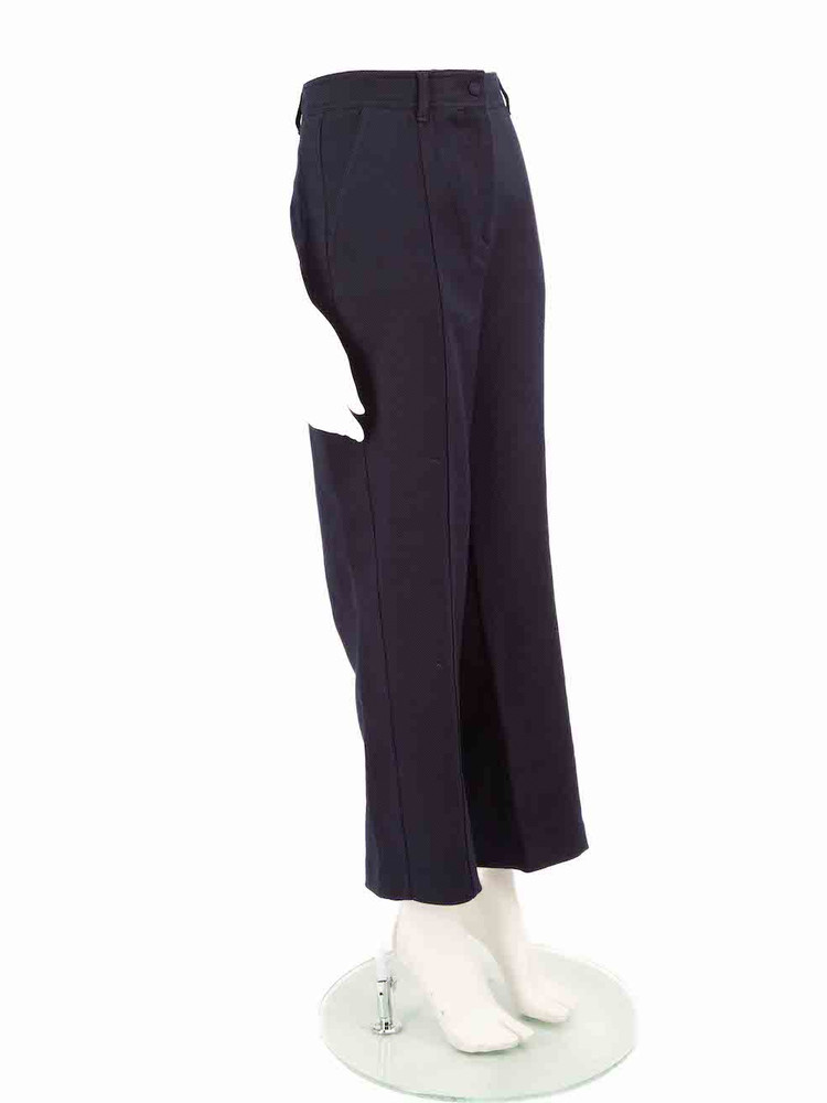 ME+EM Navy Tailored Mid Rise Trousers