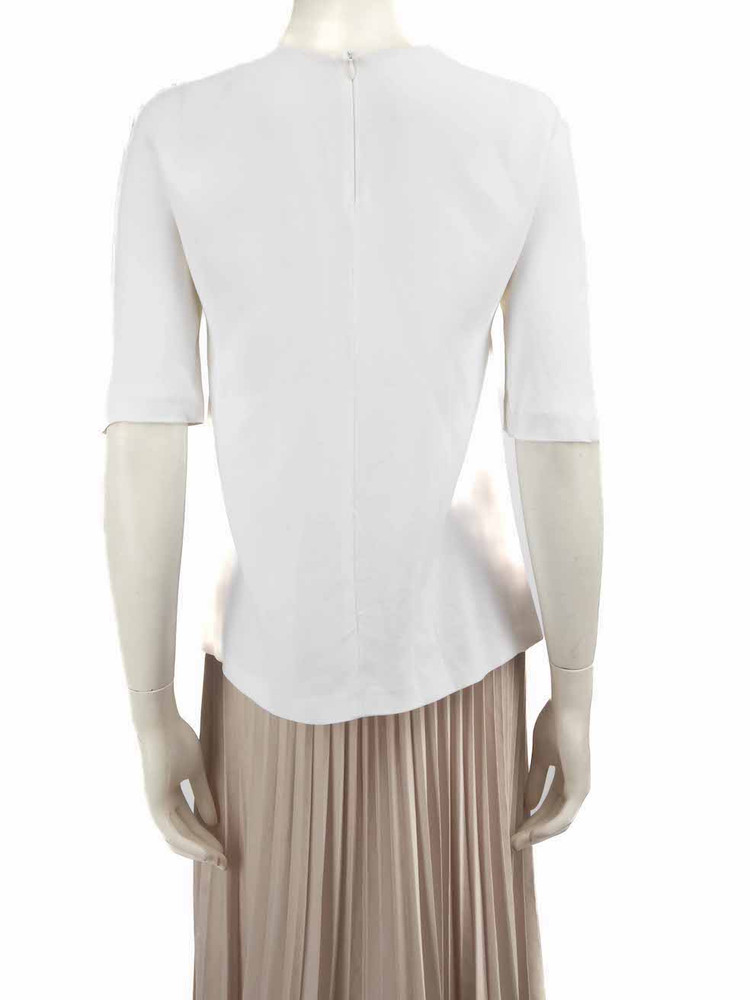 Stella McCartney White Lace Panel Top