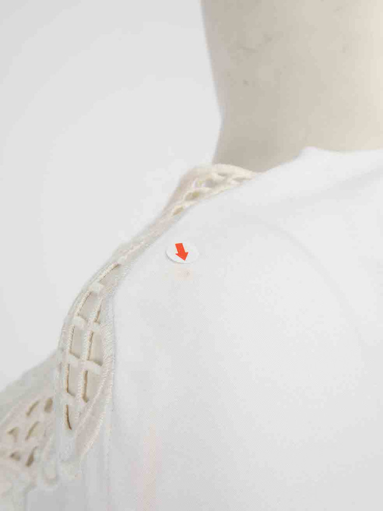 Stella McCartney White Lace Panel Top