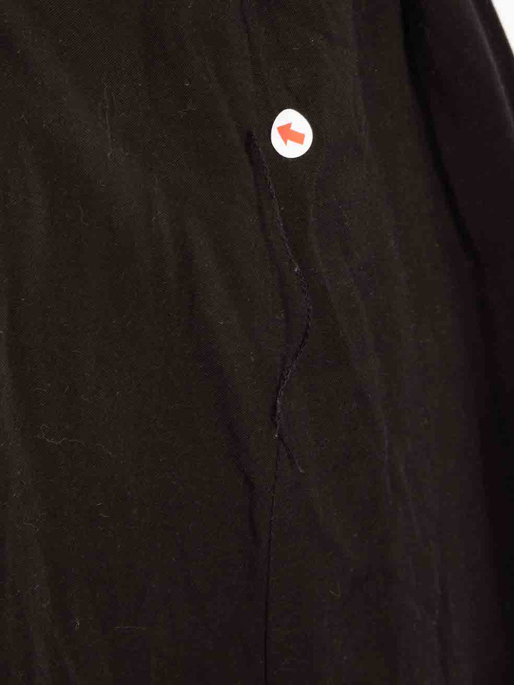 Melissa Odabash Black Pocket Detail Belted Dress