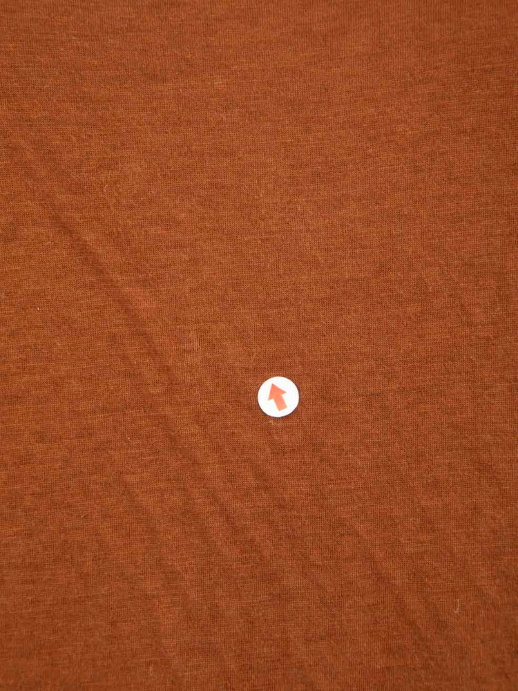 Marni Brown Two-Tone Wide Neckline Top