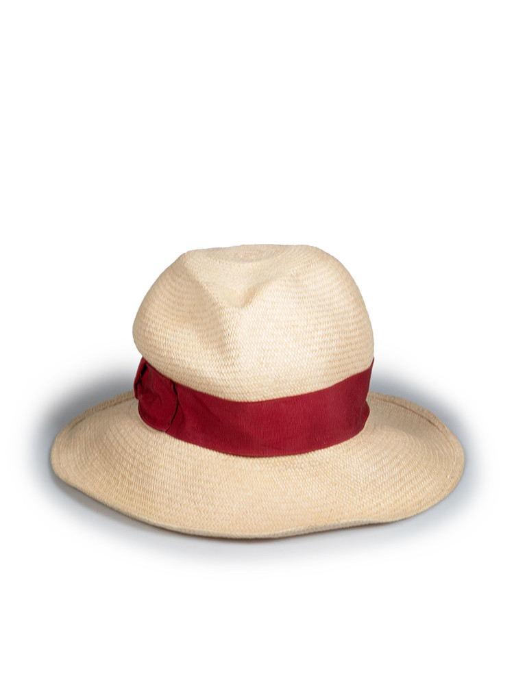 Borsalino  Beige Straw Hat