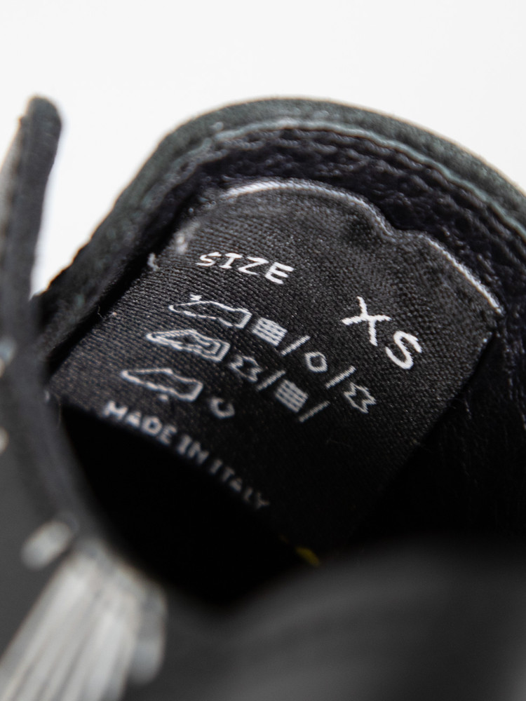 Marsell Black Leather Graffiti Printed Shoes