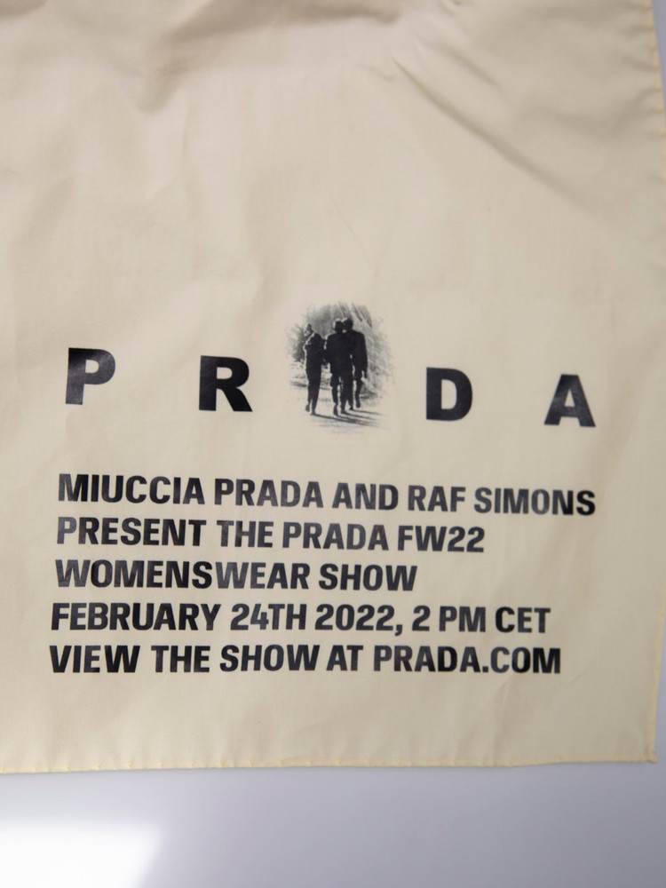 Prada Yellow FW22 Square Scarf