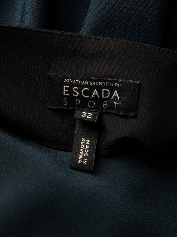 Escada Short Sleeve Knee Length Dress