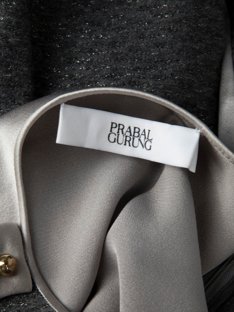 Prabal Gurung Grey Knit Top