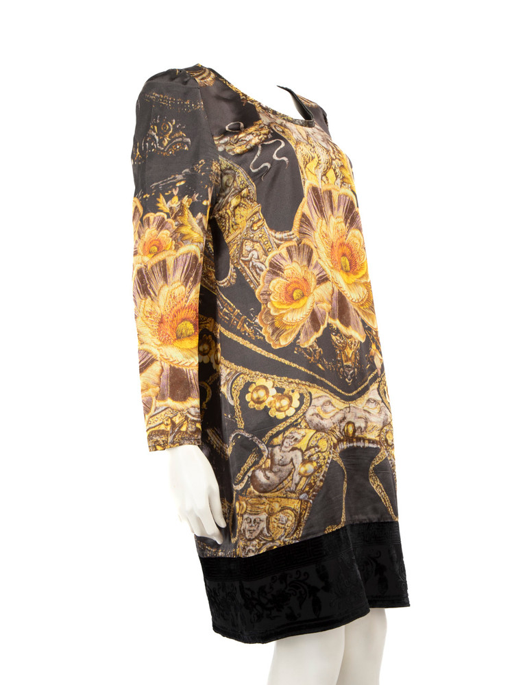 Roberto Cavalli Class Roberto Cavalli Floral Printed Knee-Length Dress