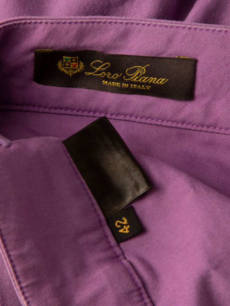 Loro Piana Purple Mini Shorts