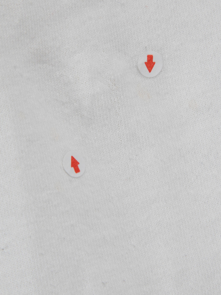 Balenciaga White Logo Embroidered Top