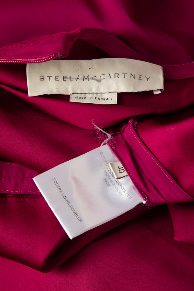 Stella McCartney Fuchsia Knee Length Dress
