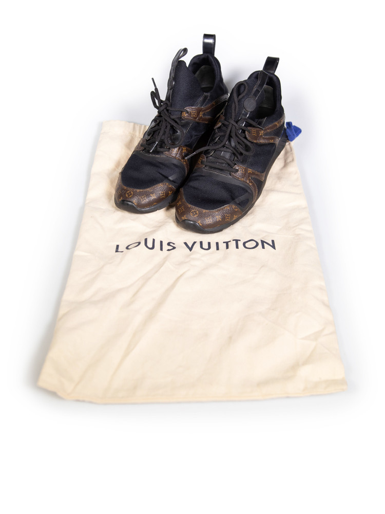 Louis Vuitton Black Technical Monogram Aftergame Trainers