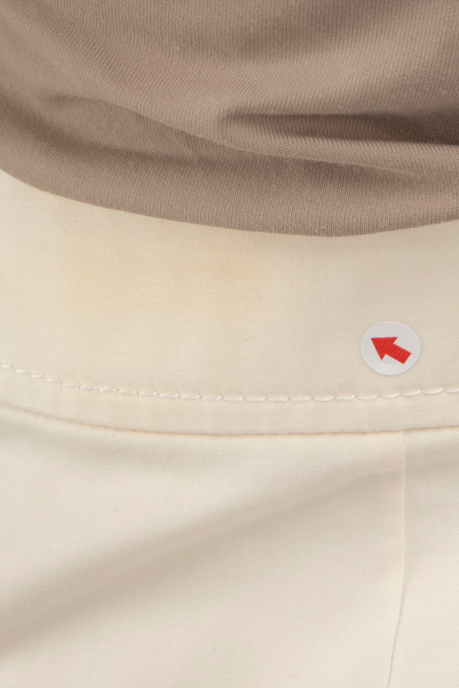 Céline White Pleated Mini Skirt