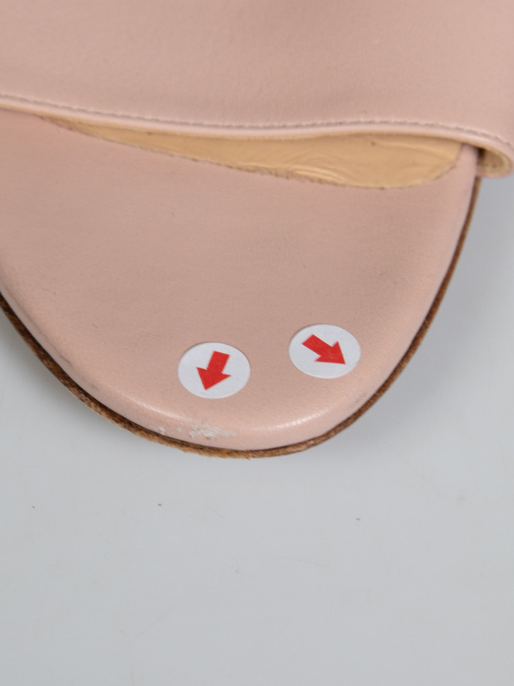Philosophy Pink Leather Heeled Sandals