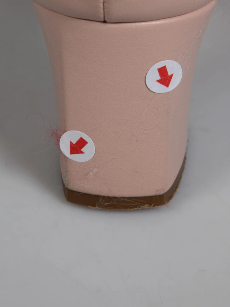 Philosophy Pink Leather Heeled Sandals