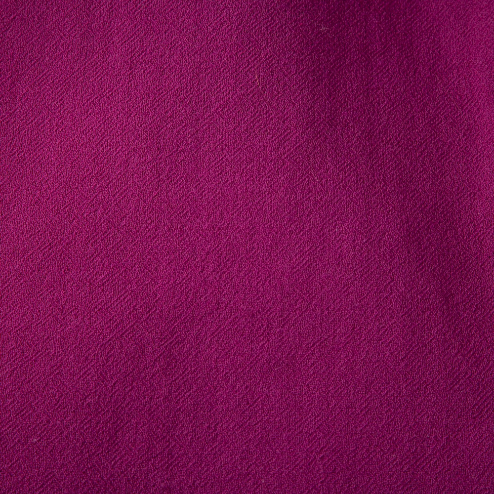 Acne Studios Purple Wool Crew Neck Mini Dress