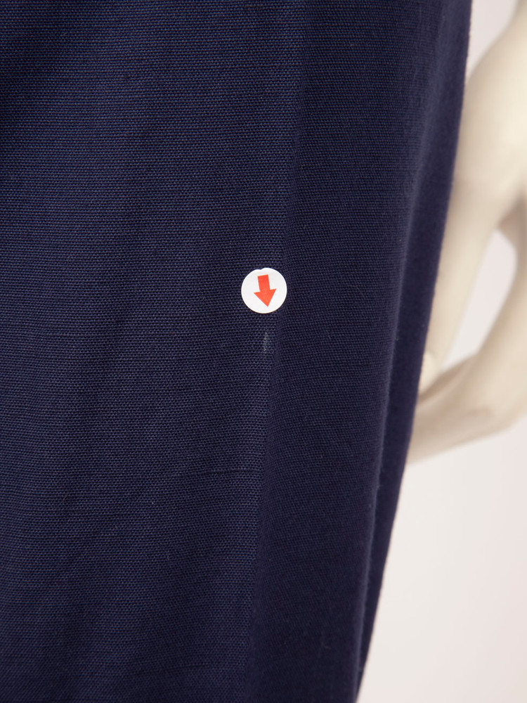 Diane Von Furstenberg Navy Cropped Trousers