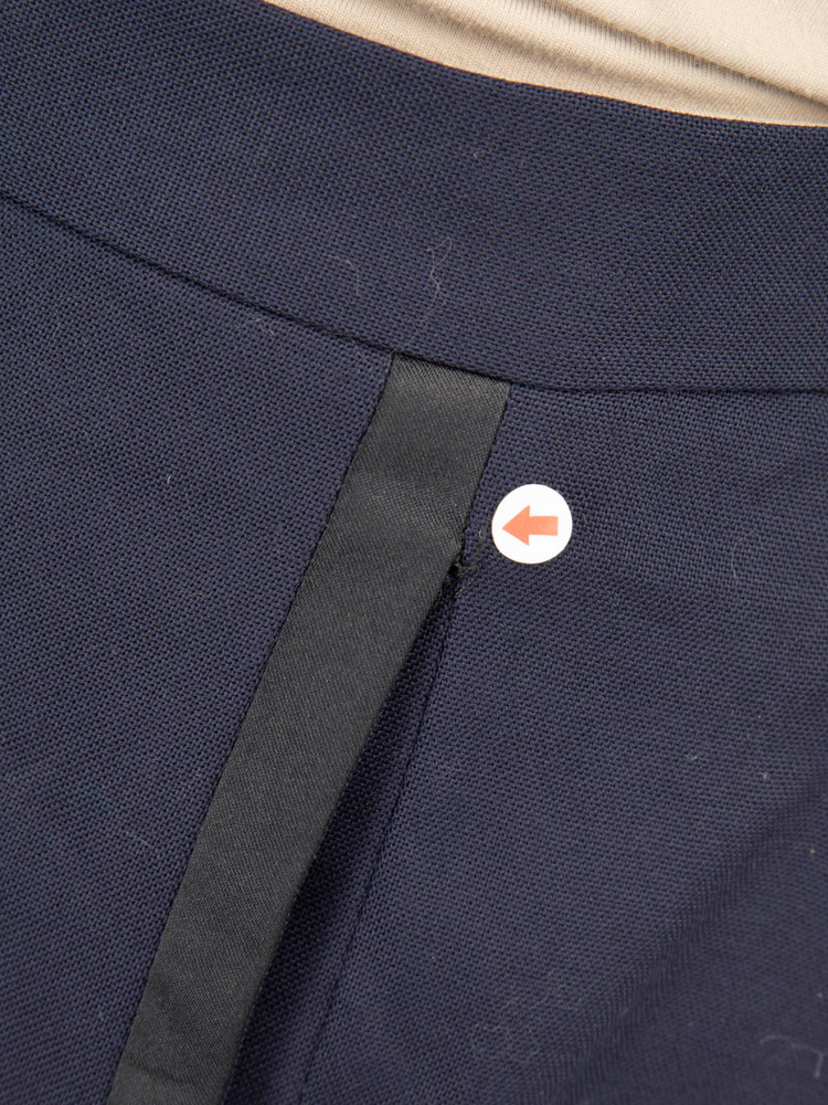 Dior Blue Wool Slim Fit Trousers