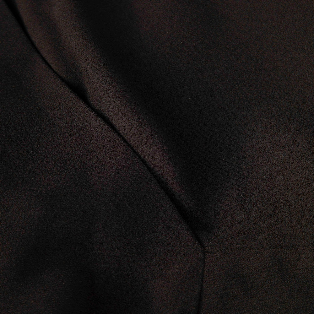Joseph Black V-Neck Asymmetric Hem Dress