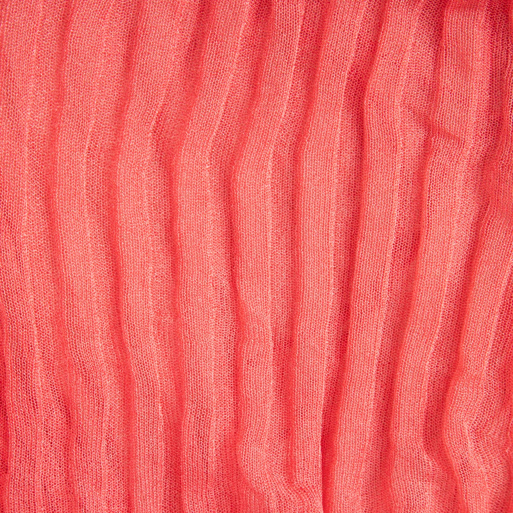 Nensi Dojaka Pink Knitted Halter Neck Dress