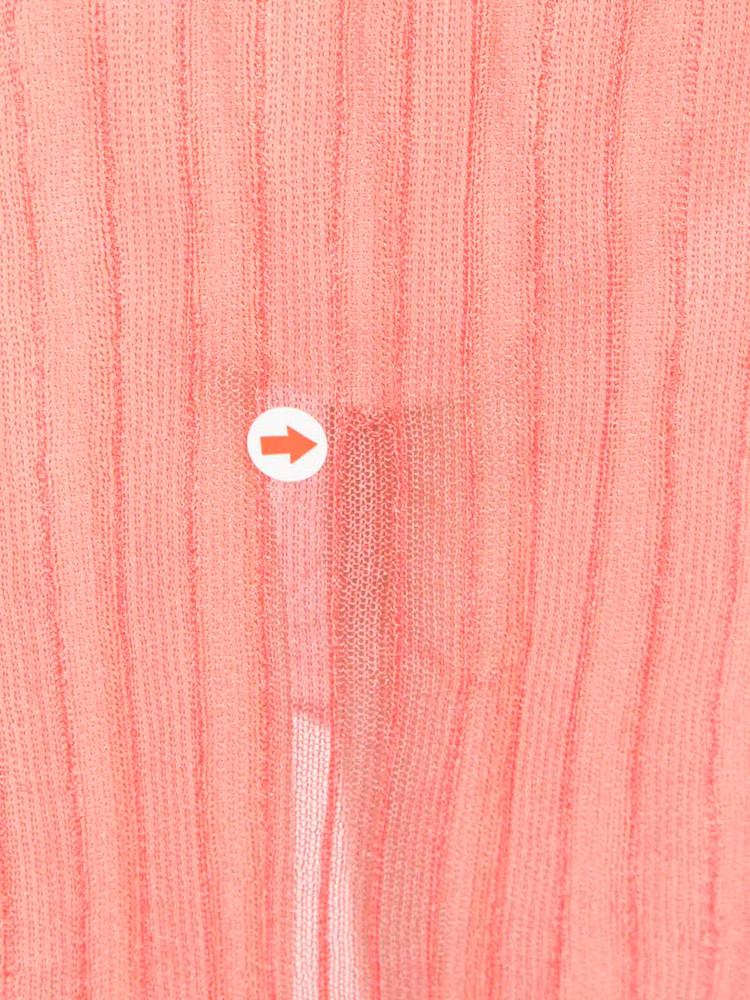 Nensi Dojaka Pink Knitted Halter Neck Dress