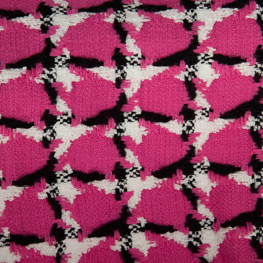 Versace Pink Tweed A-Line Mini Skirt