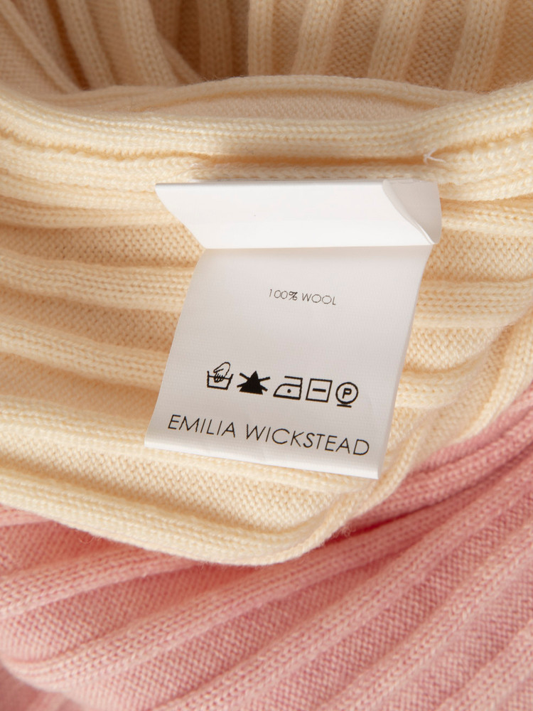 Emilia Wickstead Two-Tone Ribbed Top