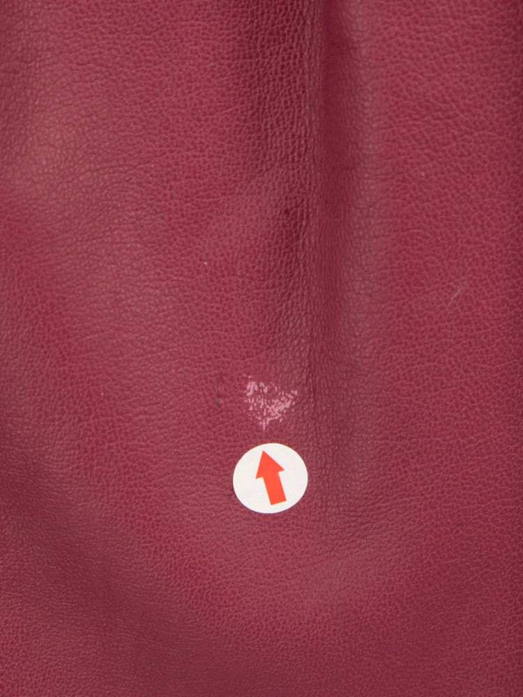 Alice + Olivia Purple Leather Pleated Mini Skirt