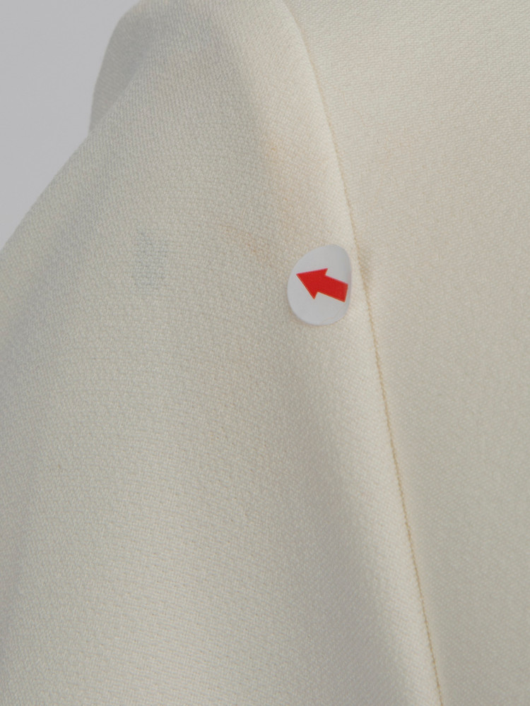 Safiyaa White Embroidered Detail Midi Dress