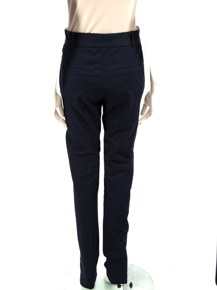 Joseph Navy High Rise Slim Fit Trousers