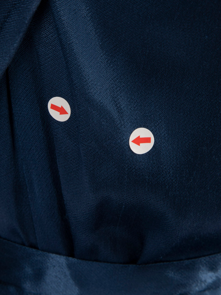 WYSE London Blue Lace Trim Dress