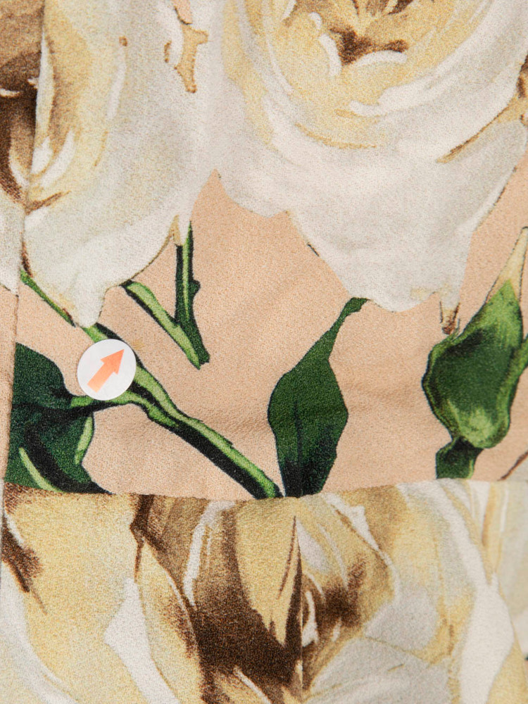 Dolce & Gabbana Floral Print Peplum Top