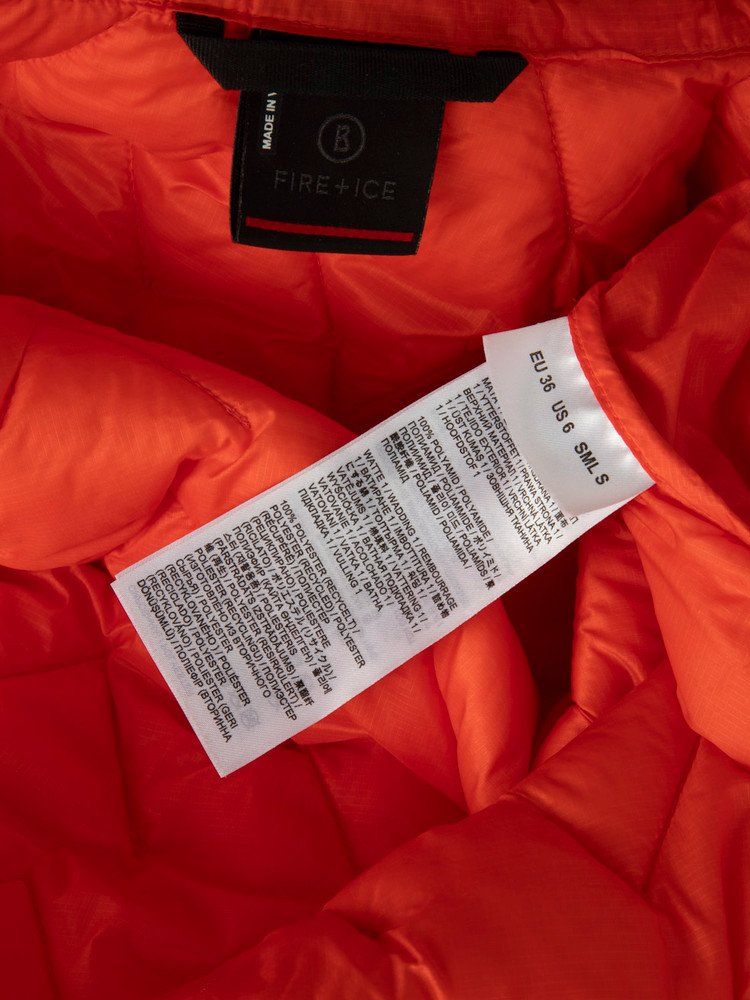 Bogner Orange Insulated Quilted Jacket