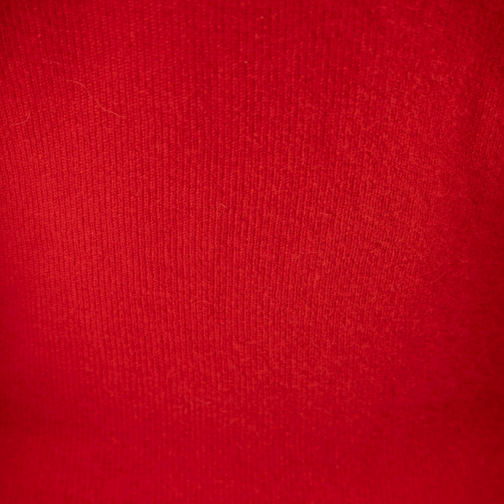 Prada Red Wool Fine Knit Jumper