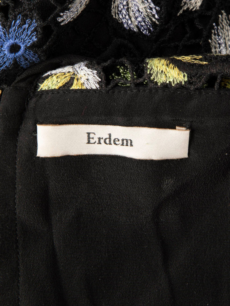 Erdem Floral Lace Dress Knee Length Dress