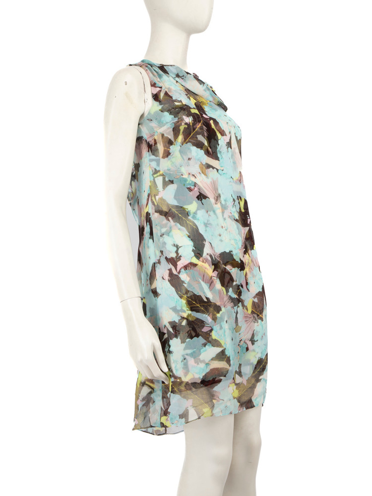 Erdem Sleeveless Abstract Pattern Dress