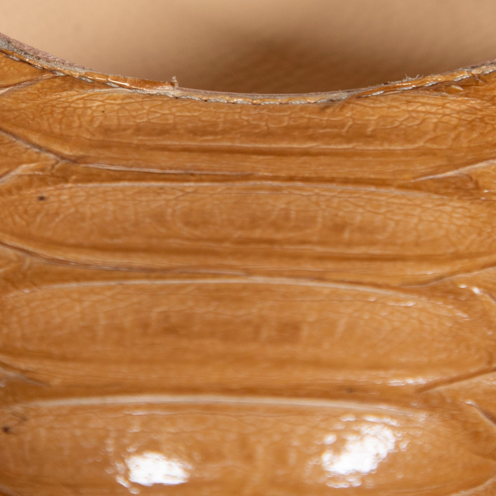 Christian Louboutin Brown Python Pumps