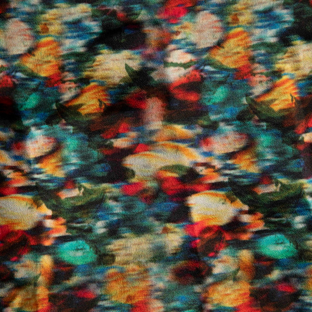 Erdem Abstract Mini Short Sleeve Dress