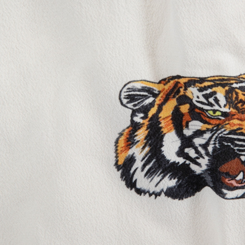 Stella McCartney Silk Tiger Print Trousers