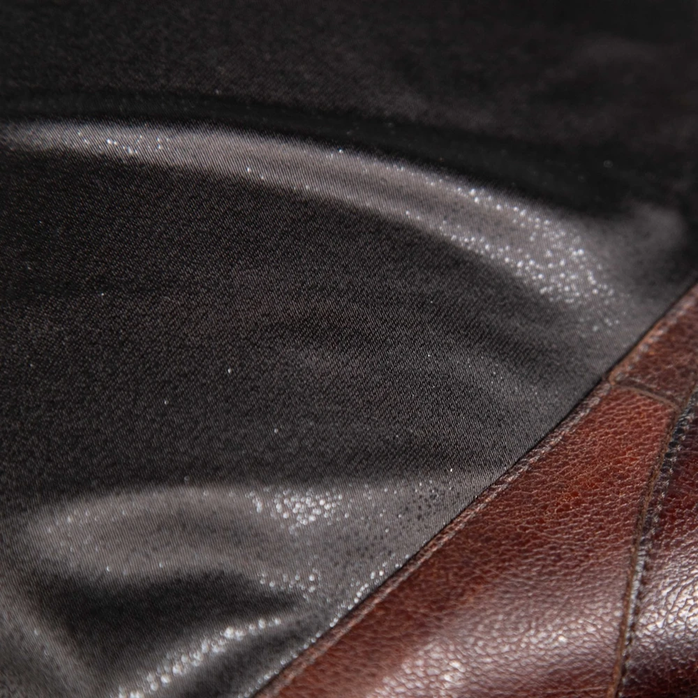 Stella McCartney Brown Square Toe High Heel Boots