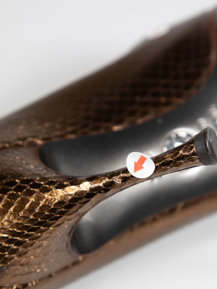Dolce & Gabbana Brown Snakeskin Pattern Pumps
