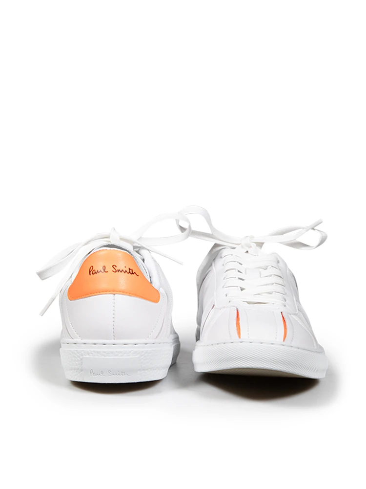 Paul Smith White Leather Levon Trainers