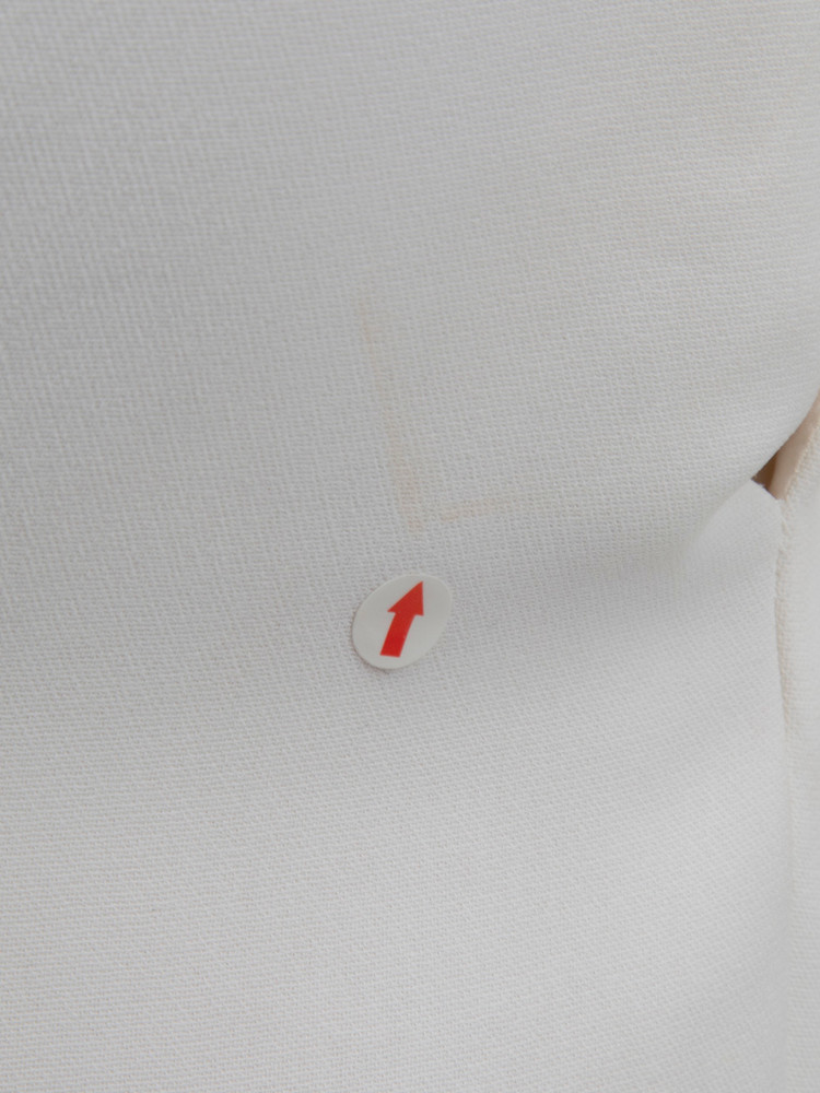 Victoria Beckham White Twisted Cut Out Dress