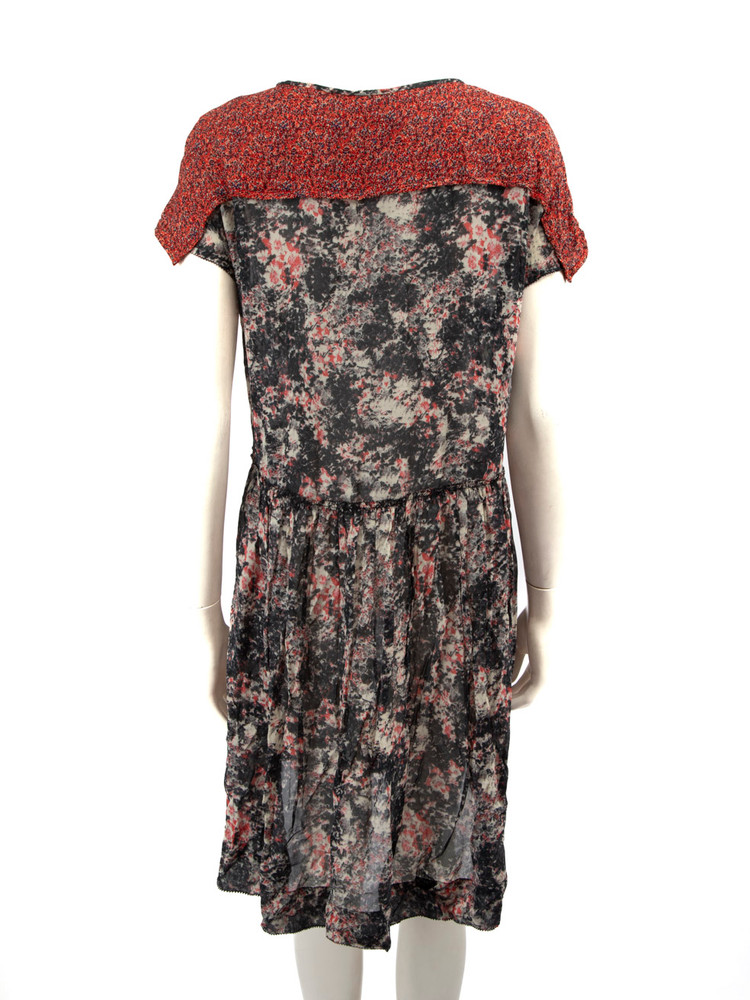 Isabel Marant Isabel Marant Étoile Abstract Print Short Sleeve Dress